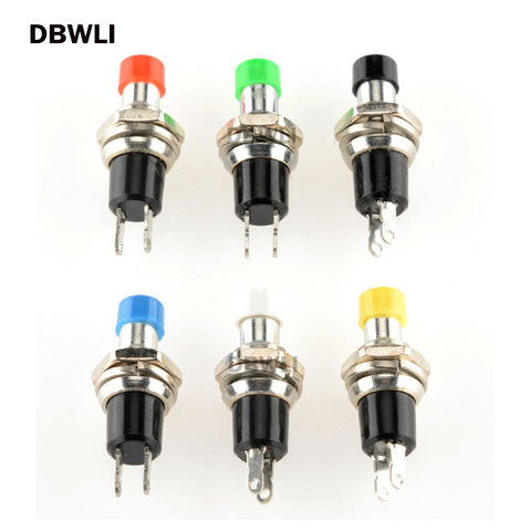 10pcs 7mm Momentary Push button Switch Press the reset switch Momentary On Off Push Button Micro Switch Normally Open NO ► Photo 1/1