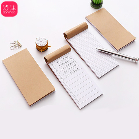Pocket Kraft Paper Memo Pad Notepad Stationery Scrapbooking Memo Notes To Do List Tear Checklist Note Pad ► Photo 1/6