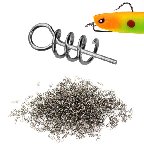 50pcs/lot Fishing Lures High Carbon Steel Spring Accessories Soft Worms Bait With Spring Fishing Lures Accessories fish tackle ► Photo 1/6