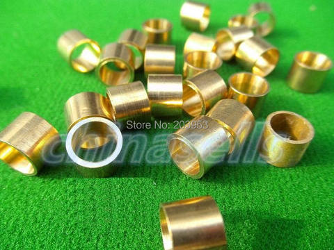 5pcs billiards snooker copper ferrule Brass Snooker Pool Cue ferrules cue Repair tool accessories 9mm 9.5mm 10mm ► Photo 1/4
