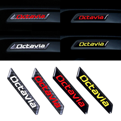 2pcs Car Handle Seat Lift Wrench Decorative Sticker Fit for Skoda Octavia Accessories Car Styling ► Photo 1/5