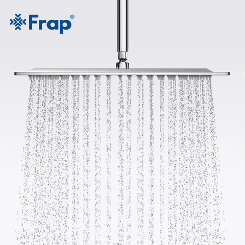 Frap New Arrival 300*300mm Square Stainless Steel Shower head Rainfall Shower Faucet Overhead F28-3 ► Photo 1/6