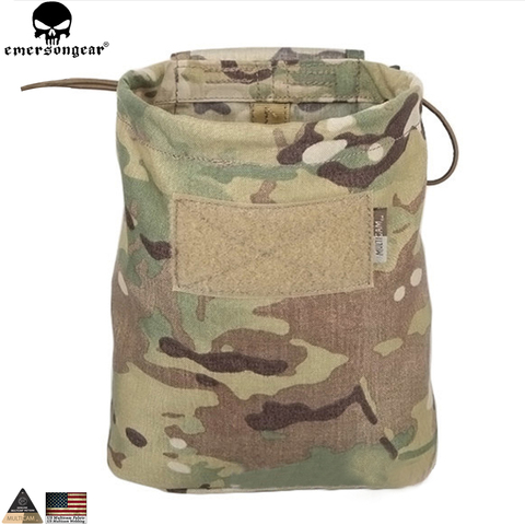 EMERSONGEAR Drop Pouch Dump Pouch Tactical Molle Magazine Pouch Airsoft Paintball Hunting Tool Mag Pouch Multicam Black EM9041 ► Photo 1/6