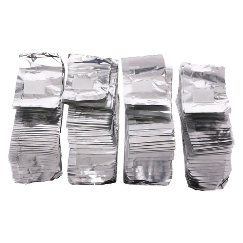 50-200pcs aluminum foil nail soaking acrylic gel polishing nail bag remover creative popular practical Nail Wraps ► Photo 1/6