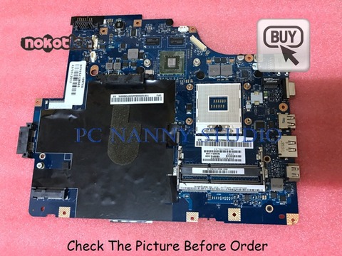 PCNANNY FOR Lenovo G560 Z560 MOTHERBOARD LA-5752P GT310M HM55 DDR3 tested ► Photo 1/5