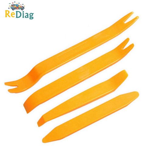 Auto Door Clip Panel Trim Removal Tool Kits Navigation Disassembly Seesaw Car Interior Plastic Seesaw Conversion Tool 4 Sets ► Photo 1/6