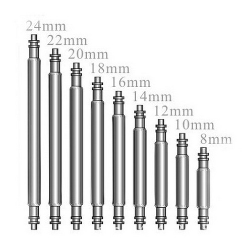 10pcs 10-25mm Watch Band Spring Bars Strap Link Pins Repair Watchmaker  Tools 14MM 16mm  18mm 20mm 22mm 24mm ► Photo 1/4