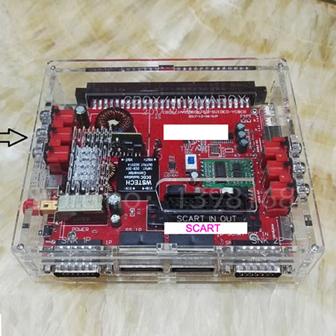 JAMMA BOX Converter Board to SNK SS Gamepad Saturn DB15P Joypad With SCART output for Any JAMMA PCB IGS Pandora box Motherboard ► Photo 1/6