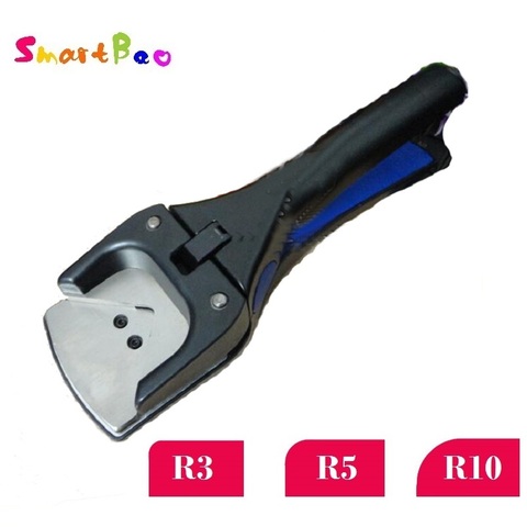 R3/R5/R10 Corner Hole Punch Large Badge Slot Punch Corner Rounder Punch Cutter for PVC Card, Tag, Photo; Heavy Duty Clipper ► Photo 1/4
