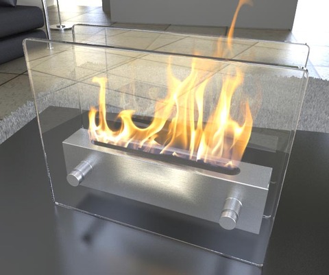 SUNFLAME Bio ethanol fireplace FD47 with stainless steel bio ethanol burner ► Photo 1/1