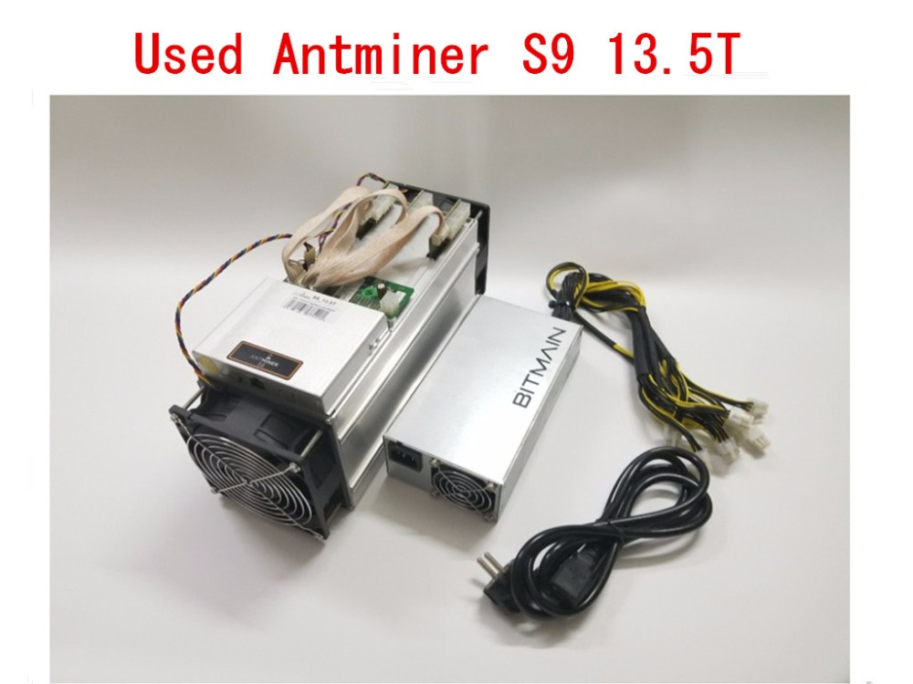 Bitmain Antminer S9j 14.5T ASIC Bitcoin Miner with APW7 Power Supply 