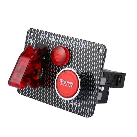 High quality Car 12V Switch Ignition Engine Panel Switching Start Push Racing Car Button 2 Toggle hot ► Photo 1/6