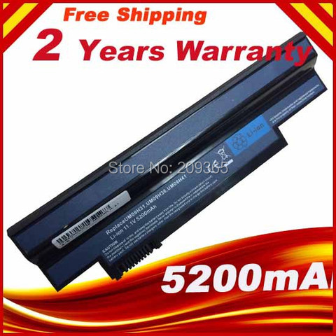 Battery for Acer Aspire one 253H 532h 532G AO532h For eMachines 350 eM350 NAV51 NAV50 UM09H31 UM09H41 UM09G31 UM09H75 ► Photo 1/4