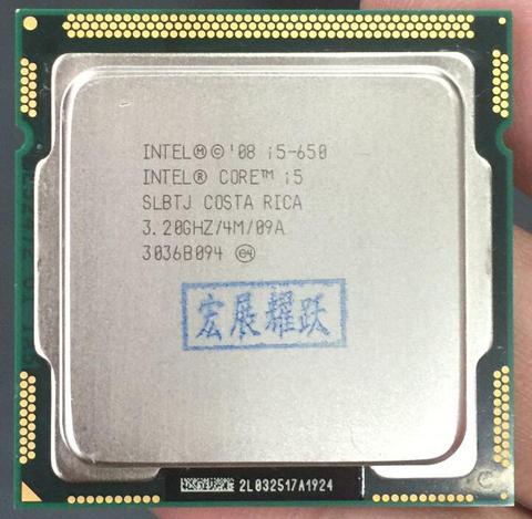 PC computer Intel Core i5-650  i5 650  Processor (4M Cache, 3.20 GHz) CPU LGA 1156 100% working properly Desktop Processor ► Photo 1/2