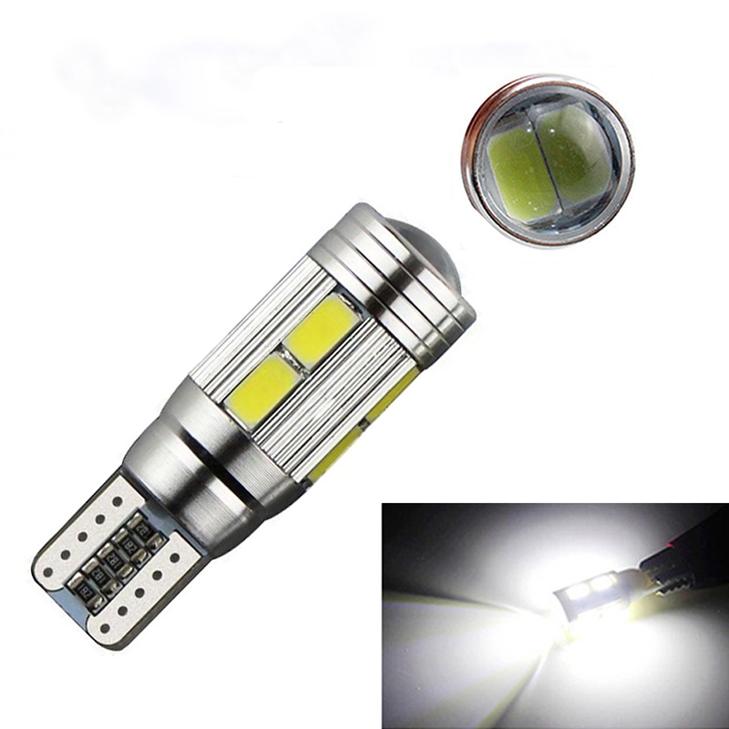 Hot T10 White 194 W5W 5630 LED 10 SMD CANBUS ERROR FREE Car Side Wedge Light 