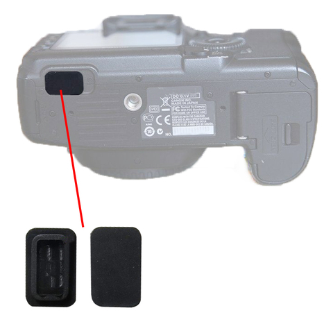 USB Square Plug Bottom Accessory Interface Rubber  for canon 5d2 40D 50D 7D Camera Repair ► Photo 1/2