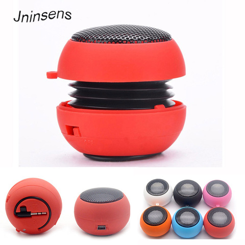 Hamburger Mini Speaker Mp3 Music Loudspeaker Player Outdoor 3.5mm  Wired Speaker Sound Box for Computer Phones ► Photo 1/6