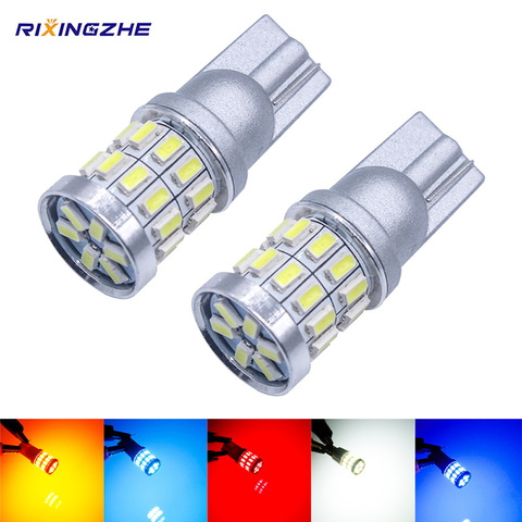 RXZ 1PCS w5w led T10 LED Bulbs Canbus 18SMD 3014 For Car Parking Position Lights,Interior Map Dome Lights 12V White Amer bright ► Photo 1/6