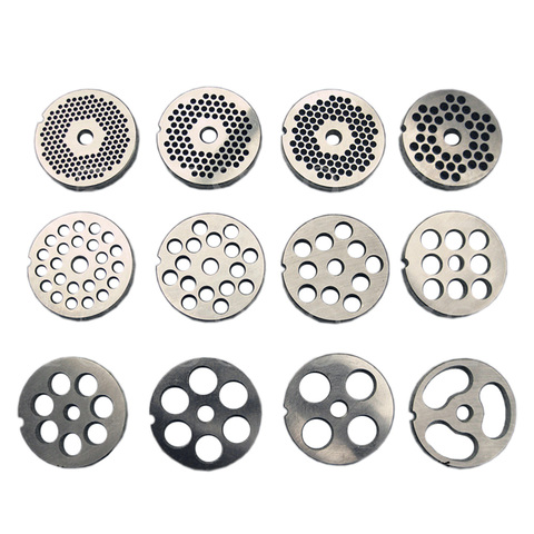 #12 Type Replaceable Meat Grinder Plate Hole 3-18mm Manganese Steel Chopper Disc For Mixer Food Chopper ► Photo 1/3