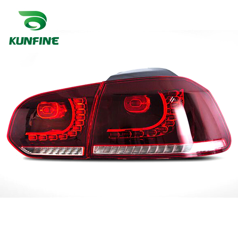 Pair Of Car Tail Light Assembly For VW golf6 mk6 R20 2008-2013 Flowing Water Flicker Turning Signal Light golf 6 taillight lamp ► Photo 1/6