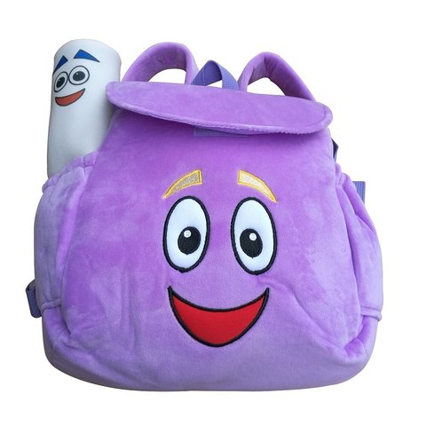 IGBBLOVE Dora Explorer Backpack Rescue Bag with Map,Pre-Kindergarten Toys Purple Xmas Girls Back to School Gifts ► Photo 1/6