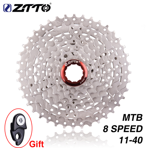 ZTTO 8s Cassette 11-40T Freewheel 8 Speed Steel Flywheel for Parts M410 K7 X4 MTB Mountain Bike Bicycle Part ► Photo 1/6