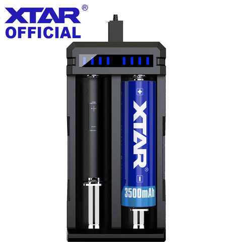 XTAR SC2 Charger 3A Fast Charging 3.6/3.7V QC3.0 Quick Charger 18650/20700/21700/22650/25500/26650 li-ion Batteries USB Chargers ► Photo 1/6