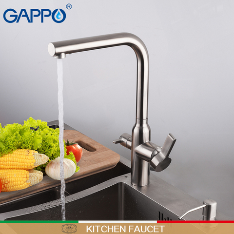 GAPPO Kitchen Faucet stainless steel water sink crane kitchen faucet mixer water filter tap kitchen sink faucet ► Photo 1/6