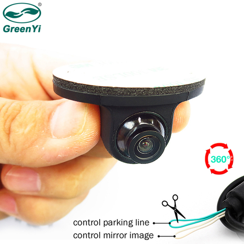 GreenYi Front Side Rear View Camera Universal Normal Image Optional Distance Scale Line Mirror/Non-mirror Image Universal ► Photo 1/6