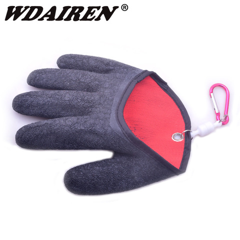 1Pcs Fish catching gloves Anti slip fish proof waterproof PE wire woven  latex Fishing Left hand Right hand Gloves Fishing Tools - Price history &  Review