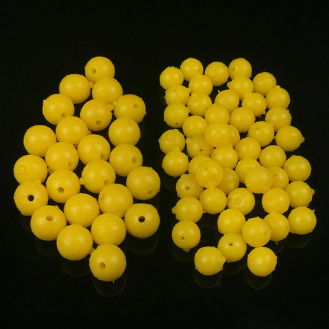 MNFT 50Pcs Half Floating Water Round Soft Baits Good Corn Flavor Strong Elasticity Artificial Bait For Carp Crucian Fishing Lure ► Photo 1/6