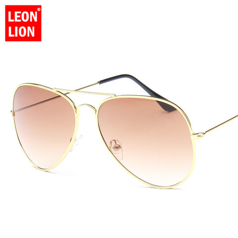 LeonLion 2022 Pilot Rainbow Sunglasses Women/Men Top Brand Designer Vintage Sun Glasses For Women Outdoor Driving Oculos De Sol ► Photo 1/6