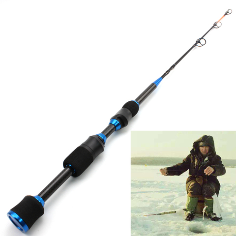 Lowest profit winter On ice fishing rod 65cm 75g carbon Heavy ultrashort Spinning Rod Travel High Quality Fishing Tackle ► Photo 1/6