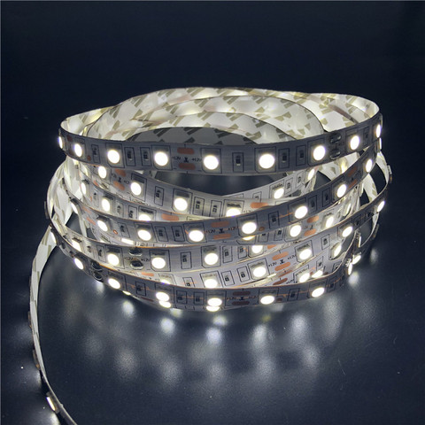 5M RGB LED Strip LightDC12V 2835 5050 300led SMD Ribbon Tape Home Decoration Lamp For Ceiling Counter Cabinet Light waterproof ► Photo 1/6