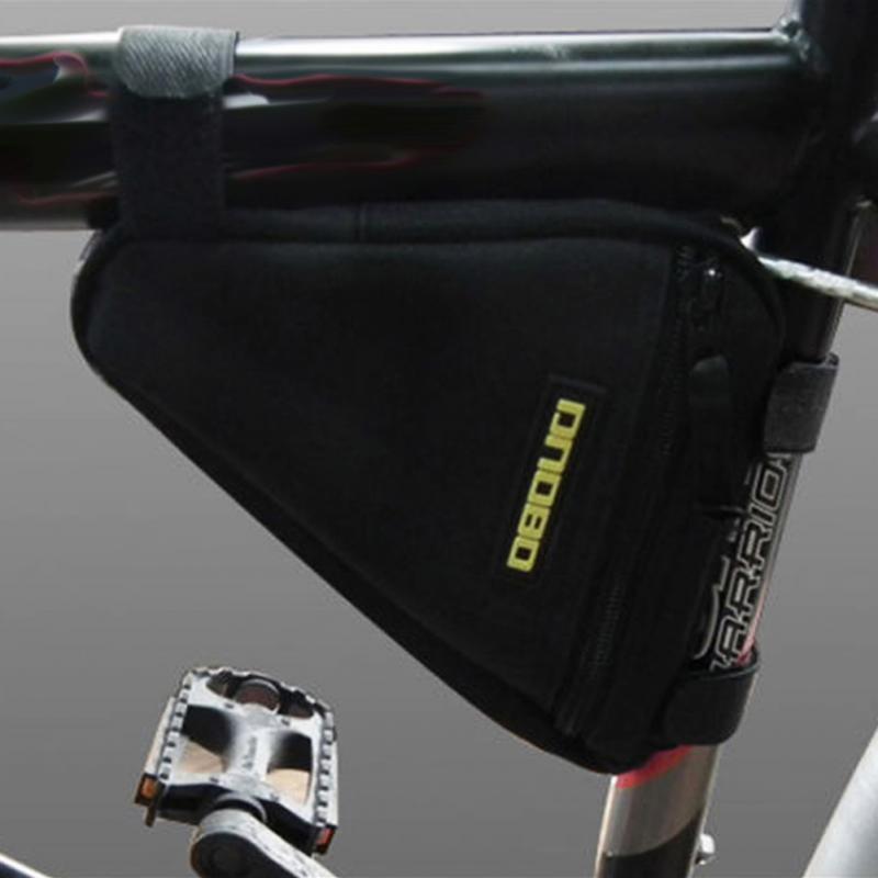 Triangle Pocket Saddle Cycling Bicycle Bag Bike Front Tube Frame E0C3 