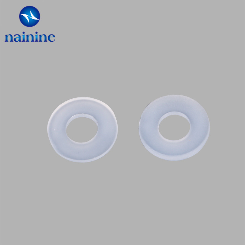 100 Pcs M3 M4 M10 M20 Nylon Washer Plastic Washer Nylon Insulation Soft Gasket 