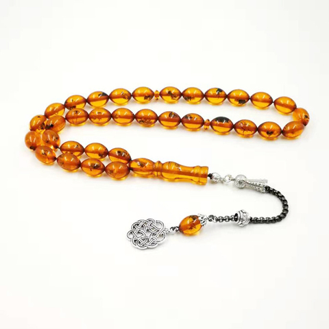 Insects Rosary 33 Muslim Bracelets Tasbih Eid gift For Man Islam prayer beads Man's Misbaha Islamic Bracelets ► Photo 1/6