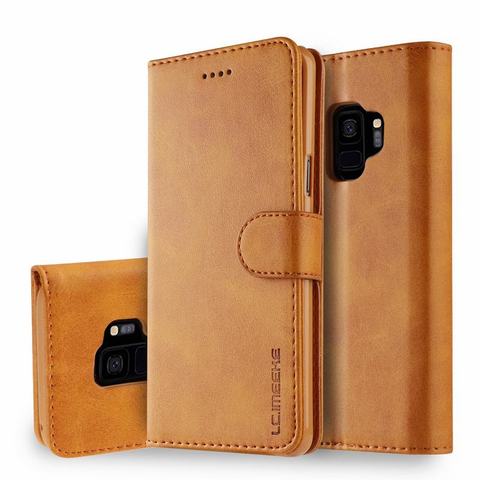 For samsung galaxy S9 S9Plus Luxury PU Wallet Leather phone cover For samsung galaxy S9 Plus TPU All inclusive phone case ► Photo 1/6