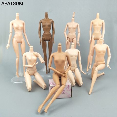 1/6 Jointed DIY Movable Nude Naked Doll Body For 1:6 BJD Dollhouse DIY Body Without Head 1:6 Doll Accessories Children Gifts ► Photo 1/6