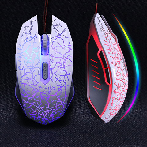 ZUOYA USB Optical Wired Gaming Mouse mice for Computer PC Laptop Pro Gamer Mouse Dota 2/ LOL  black/ white ► Photo 1/6