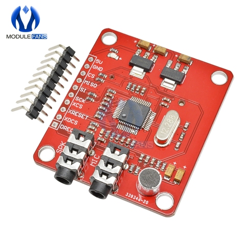 VS1053 VS1053B MP3 Module For Arduino UNO Breakout Board With SD Card Slot VS1053B Ogg Real-time Recording For Arduino UNO ► Photo 1/6