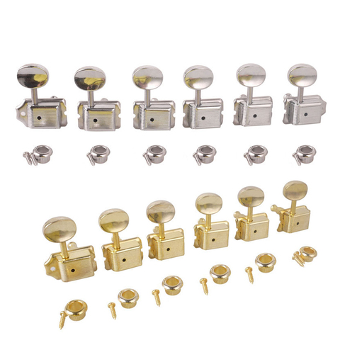 6R Vintage Style Electric Guitar String Tuning Pegs Tuner Machine Heads For Stratocaster Strat For Telecaster 7 B ► Photo 1/6