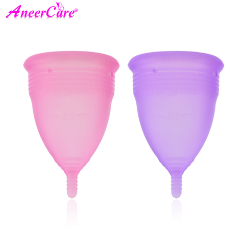Feminine hygiene products menstrual cup medical grade silicone copa menstrual lady menstrual copa mestrual Reusable cup silicone ► Photo 1/6
