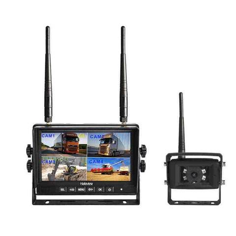Haloview MC7101 Wireless Backup Camera System Kit 7'' LCD Reversing Monitor and IP69 Waterproof Rear View Camera Built in DVR ► Photo 1/1