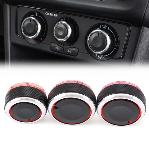 Newest Version Fashion ,Aluminum Alloy Air-Conditioning A/C Knobs Switch car styling For Volkswagen VW POLO 2014 ,Car-styling ► Photo 1/5
