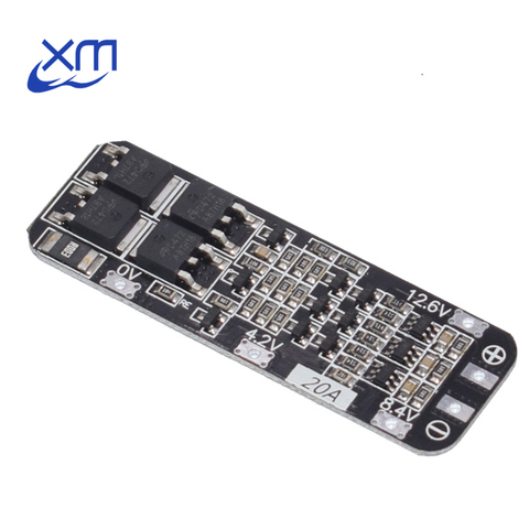 3S 20A Li-ion Lithium Battery 18650 Charger PCB BMS Protection Board 12.6V Cell 59x20x3.4mm Module For Arduino ► Photo 1/4
