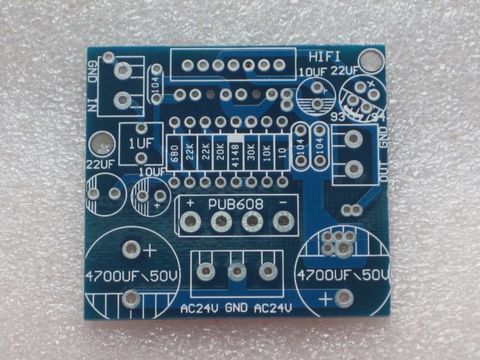 Fannyda TDA7294/TDA7293 single channel power amplifier PCB empty board with recitifier circuit design ► Photo 1/3