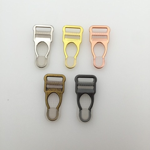 Free shipping 20pcs / lot high quality nickel plated metal suspender clip garter belt clip 10mm/12mm ► Photo 1/6