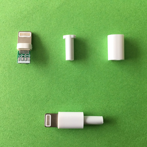 4pcs/pack YT2157Y Lightning Dock USB Plug with Chip Board and no Chip Board DIY Assembled Charging Cable Making Telephone Use ► Photo 1/6