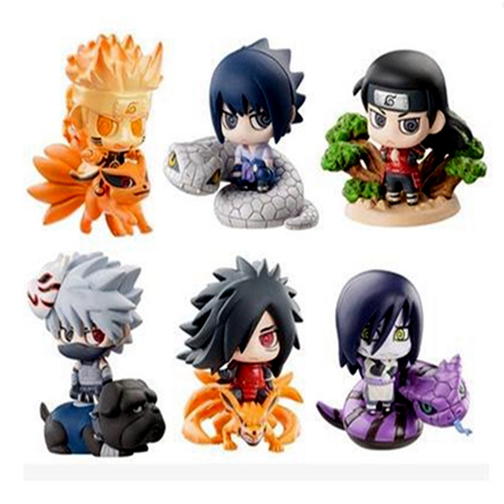 Naruto Mini Figuras de Ação Anime, Kakashi, Sasuke, Akatsuki, Itachi, Obito,  Madara, Hinata, Namikaze, Minato Model